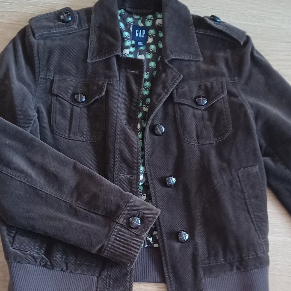 Bomber Jacket Brown GAP super soft texture